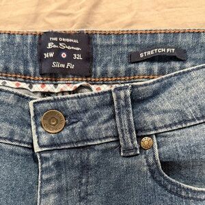 Ben Sherman Blue Denim Slim Fit Jeans